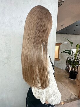 リアン(Lien) ブリーチカラー/サンドベージュ/ロング