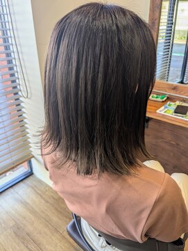 リンクプラス(LINK+) 外ハネボブ×パールグレー