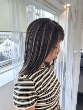 カラ 京都河原町(Kala) ハイライトバレイヤージュダブルカラーケアブリーチ20代30代