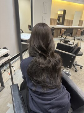 エイト 博多店(EIGHT hakata) グレージュ×レイヤーカット