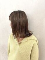 マスカリ(muscali)&nbsp;#丸型#ホワイトグレージュ#ミニウルフ#チェリーブラウンa48