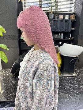 チュダック(ChuDuck) 韓国風《ペールピンク》ハイトーン/ケアブリーチ/ダブルカラー