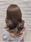 カーキベージュ×ブリーチなしで作るミルクティーベージュ