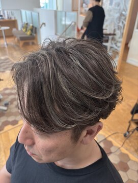 アイズクリーム(I's CREAM) メンズデザインカラー（ハイライト×白髪染め）