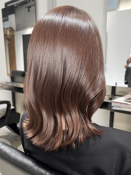 フリック 京都河原町店(FLICK) ★大人可愛い外ハネミディ/簡単スタイリング/ヘーゼルグレージュ