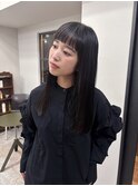 straight hair
