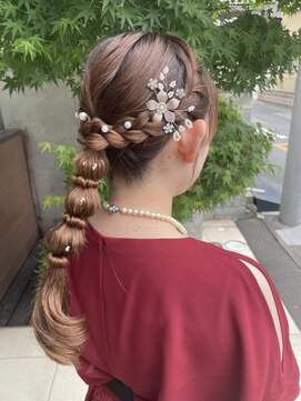 エム インターナショナル 春日部本店(EMU international) 結婚式お呼ばれヘア