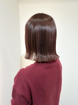 yoyo hanare ヘッドスパ×髪質改善 【3月上旬 OPEN(予定)】 ボブ×ハイライトカラー