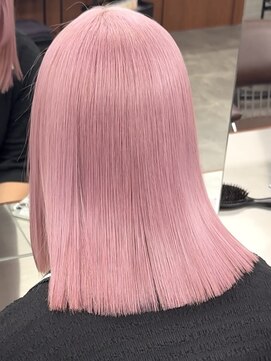 ニコ トウキョウ 渋谷(nico TOKYO) ピンクベージュダブルカラーピンクハイトーン韓国レイヤー