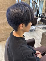 ルッカヘアガーデン 鶴ヶ島店&nbsp;ブリーチあり◎ブルー/ネイビーブルー/ブルーブラック