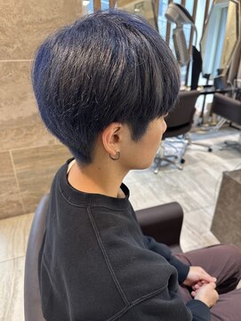 ルッカヘアガーデン 鶴ヶ島店 ブリーチあり◎ブルー/ネイビーブルー/ブルーブラック