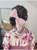 卒業式ヘアセット
