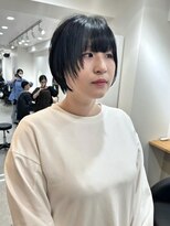 アト(Ato.) 小顔見せ大人ショートウルフxブルーブラック【菅井】【Ato.】