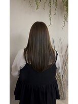 ヘアーアートシフォン 川口東口店(hair art chiffon)&nbsp;ブリーチなしのオリーブベージュカラーレイヤーカット