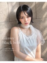 ディーボーイ 下通本店(D-BOY)&nbsp;Glossy black bob.
