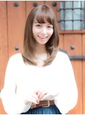 【hair make Marge】サラツヤナチュラルカールセミディ