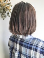 シカタ シーカ 鎌倉(CICATA/ShIKA.)&nbsp;【CICATA関口】ゆるっとシルエットの切りっぱなしグレージュボブ