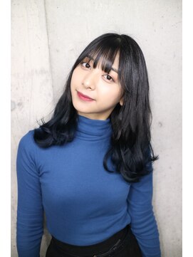 サロンドミルク 原宿(salon de MiLK) 【salon de MiLK 原宿】グラデーションブルー