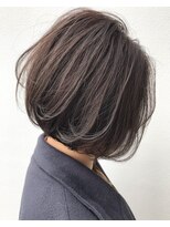 トリート 南行徳本店(TREAT)&nbsp;ハイライトボブ×グレージュ