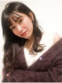 韓国っぽスタイル パープル×ゆるウェーブ