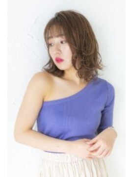 プライズ 所沢プロぺ通り店(prize) 大人可愛い/20代/小顔/イルミナカラー/外ハネボブ/シ－スルー