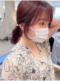 《haru53》おくれ毛/ブリーチなし/ラベンダーピンク