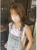 ナチュラルベージュレイヤースタイル