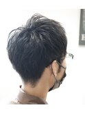 メンズマッシュショート