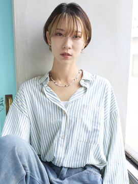 バース(BIRTH) 天神【BIRTH】インナーカラー×モテ耳掛けショート　9