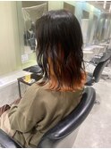 ミディアムインナーカラー