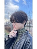 ハンサムショート/前髪長めショート