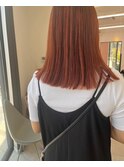 ブリーチなしオレンジカラー