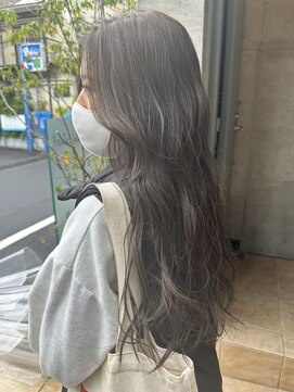 ソルトウォーター(SALT WATER) オリーブグレージュレイヤーカット/韓国ヘアー/恵比寿
