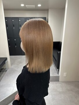 ベレーザ 渋谷(BELEZA) 6651シルキーベージュハイライトグラデーションハイトーンカラー