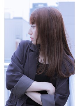 ノイン(noine) #グレージュ#セミロング#ストレート