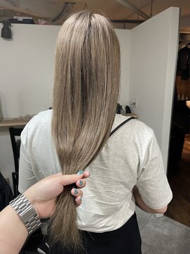 ラフ 難波店(LAFF) #黒髪#ボブルフ#ネビージュ#小顔#ワンレン