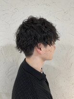 カモン(CAMON)&nbsp;20代無造作メンズ波巻きスパイラルパーマ刈り上げ