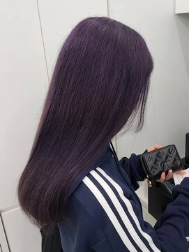 エニフォーイーストハム(Eni for eastham) パープルカラー/ストレートロング