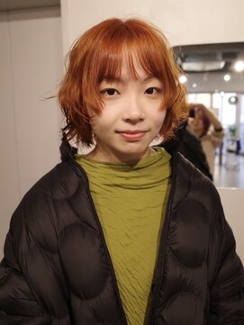 ヨー(Yoh-) 【ウルフパーマ/中里千尋】ボブパーマ/パーマ/ウルフ/レイヤー