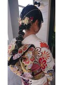 尾道市福山市三原市【masaya美容室】編み下ろしヘアアレンジ☆