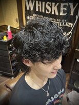 ヒロギンザ 池袋 サンシャイン通り店(HIRO GINZA) マッシュウルフ メンズミディアム プードル スパイラル 池袋