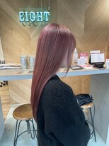 エイト 沖縄豊崎店(EIGHT toyosaki) 【EIGHT 豊崎】お客様スタイル_ピンクベージュ