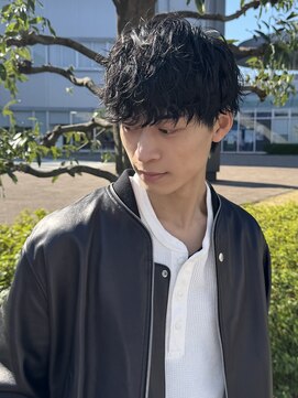 クロト(Clotho) 波巻き/スパイラルパーマツイストスパイラルメンズカットウルフ