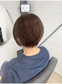大人ショート×チェスナットブラウン