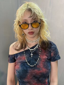 ローレンアンドパレード 並木坂店(Lauren&Parade) ハイトーン 裾カラー ブロンドカラー ブリーチ 10代20代 透明感