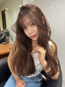 ラ キング(LA KING) moca brown ダブルカラー/ケアブリーチ/ハイトーン/ボブ/韓国