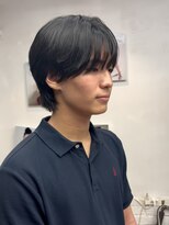 ピコット(P cott)&nbsp;シースルーマッシュウルフカットメンズカット韓国風