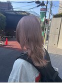 ヘルシースタイル　レイヤーロング　ベビーピンク