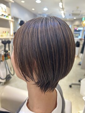 トーチ ヘアーアンドヘッドスパ 銀座通り本店(TORCH hair & head spa) 透明感たっぷりショートボブ