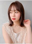 デジタルパーマ20代30代40代◎前髪レイヤーカットこなれヘア